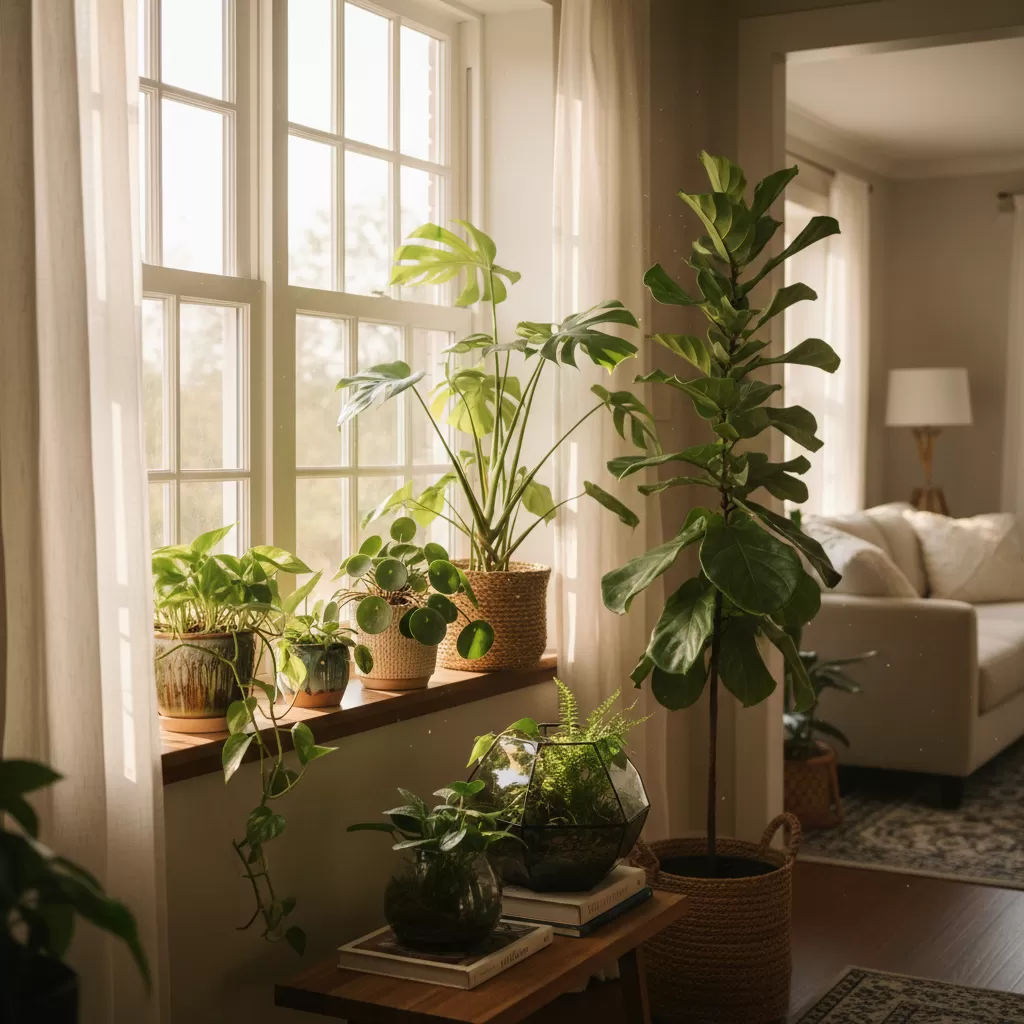Đặt cây ở vị trí gần cửa sổ là cách tốt nhất để cung cấp ánh sáng tự nhiên