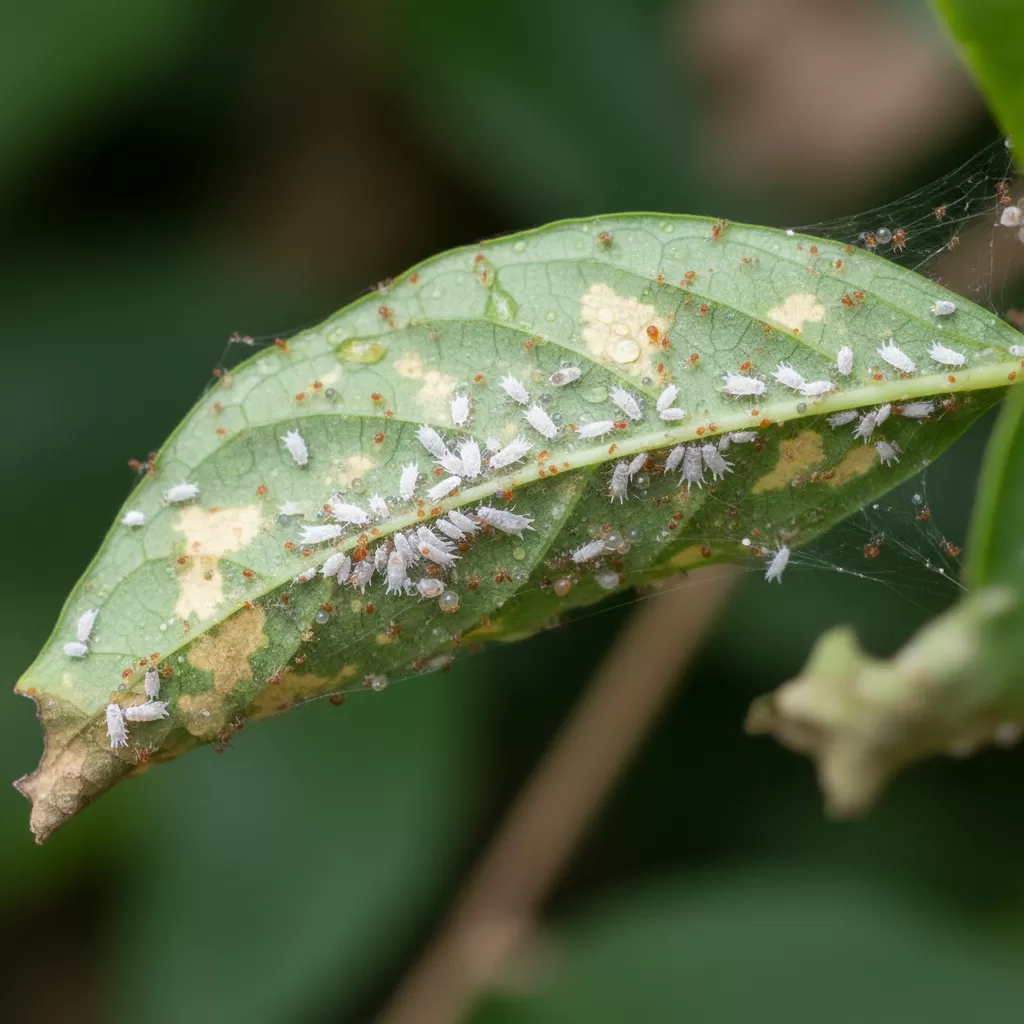 Rệp và nhện đỏ là những tác nhân gây hại phổ biến nhất trên các loại cây trồng chậu