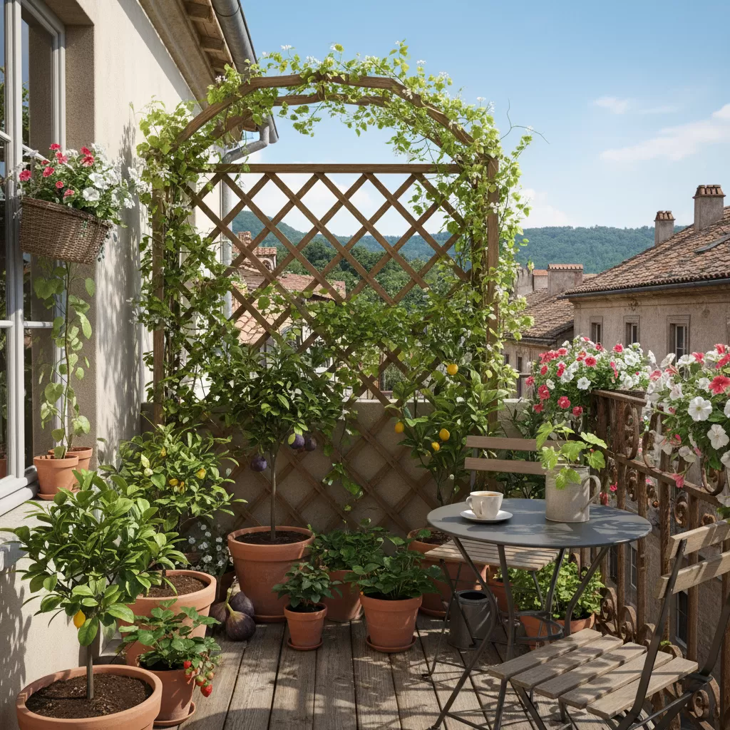 Sắp xếp cây trồng theo tầng để tận dụng ánh sáng tối đa