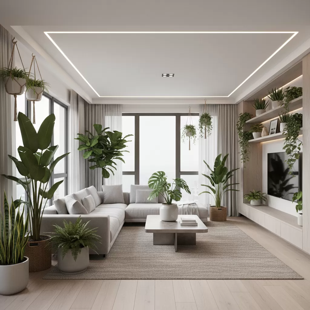 Cây xanh giúp không gian sống trở nên trong lành và thẩm mỹ hơn