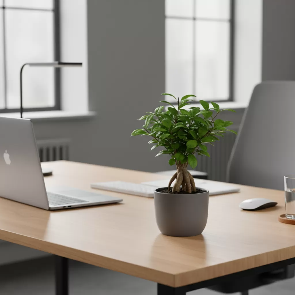 Không gian làm việc trở nên sinh động và chuyên nghiệp hơn với cây xanh