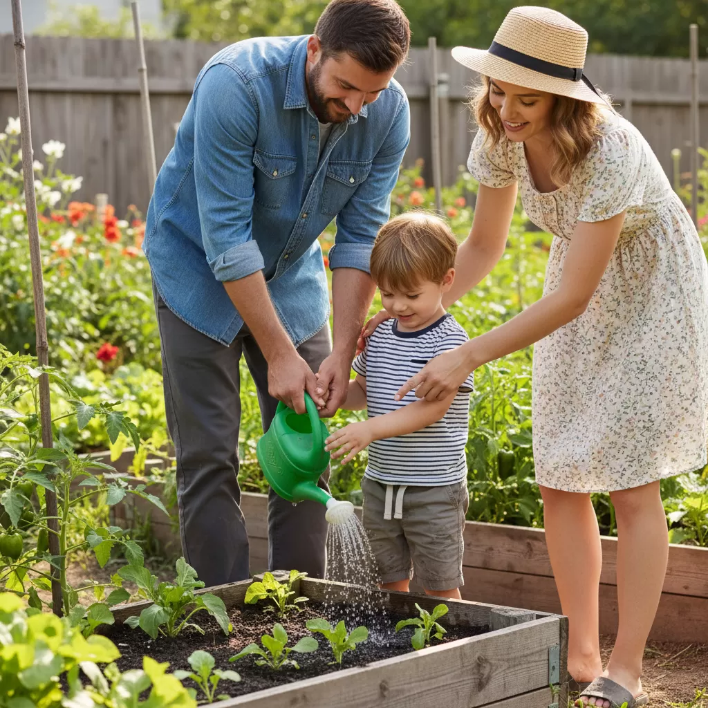 Hoạt động chăm sóc cây giúp trẻ rèn luyện tính kiên nhẫn và tinh thần trách nhiệm