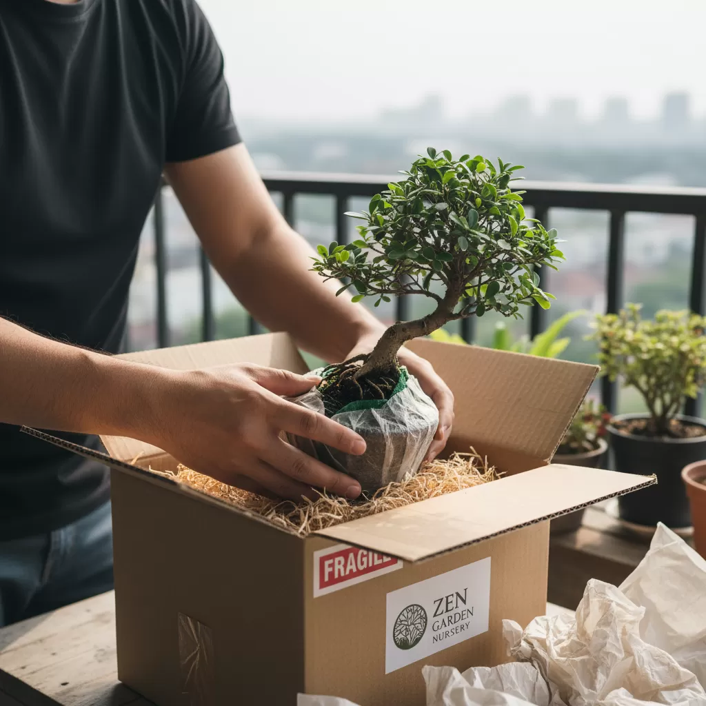 Mở hộp và kiểm tra cây mới nhận là bước đầu tiên quan trọng