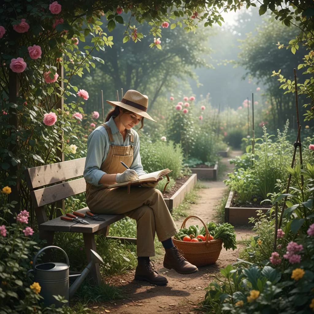 Việc ghi chép lịch chăm sóc cây giúp quản lý khu vườn khoa học và chuyên nghiệp hơn