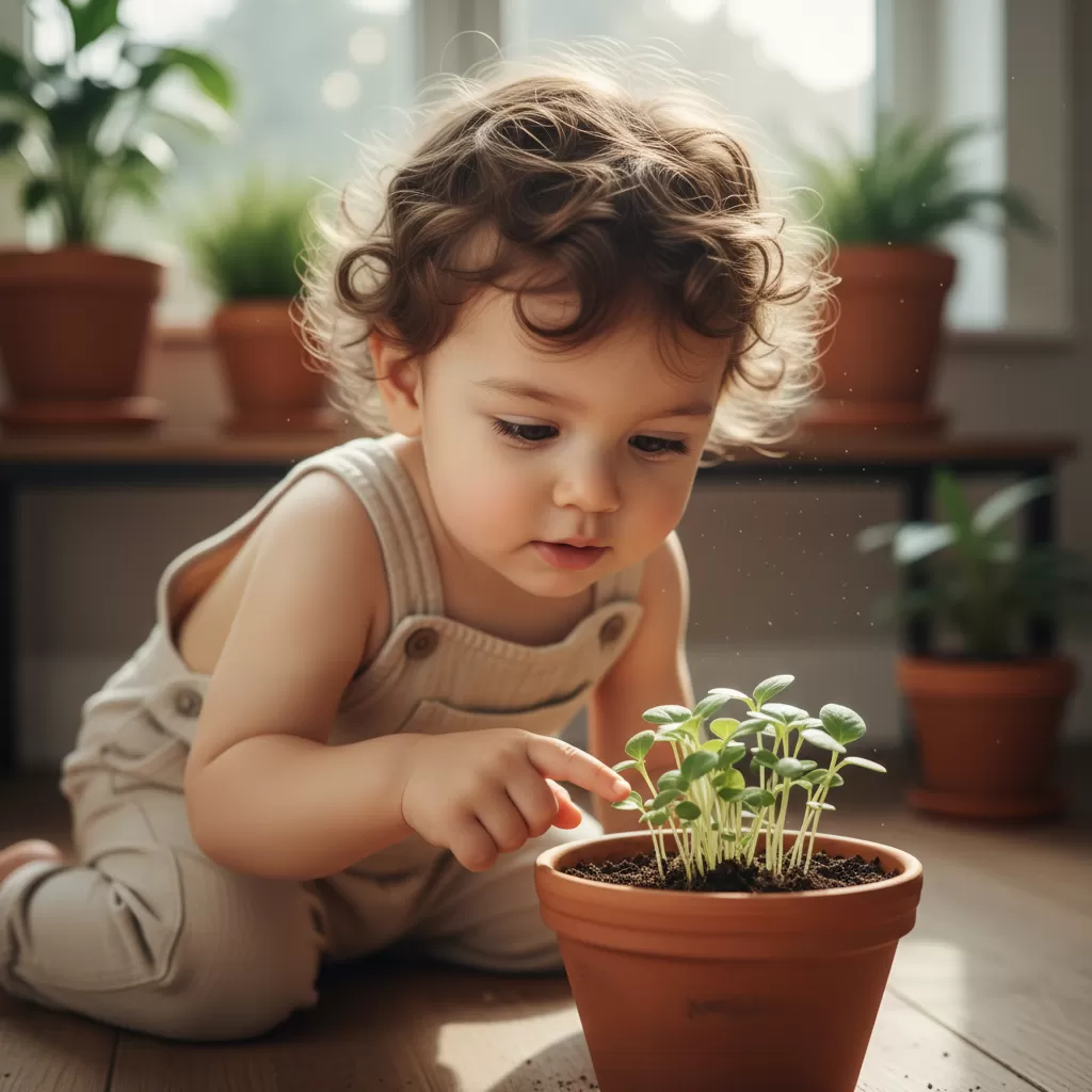 Luôn giám sát và lựa chọn các loại cây an toàn cho trẻ khi làm vườn