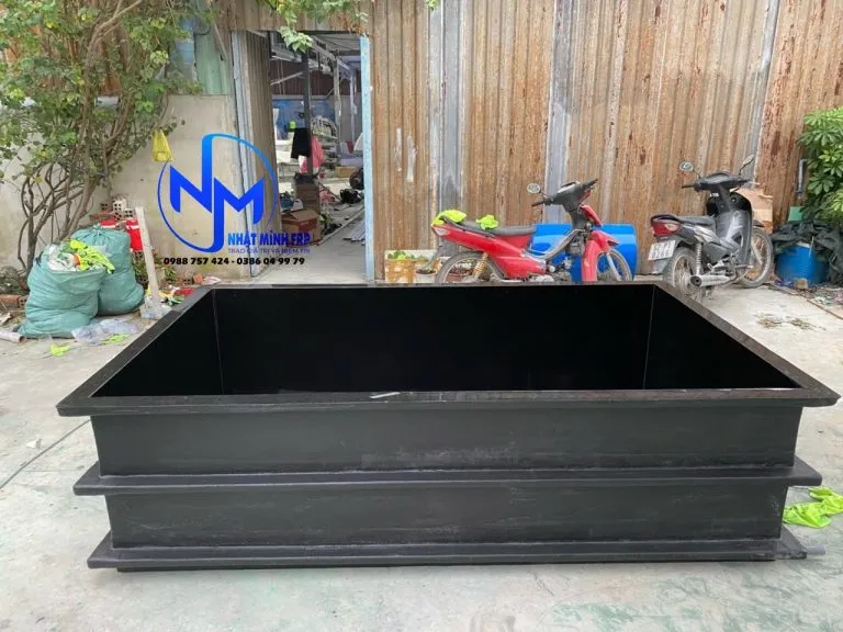 Bể composite có độ bền cao và linh hoạt trong lắp đặt ở nhiều địa hình