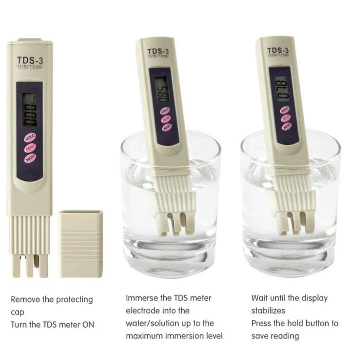 but-do-tds1 Các vật tư thiết yếu để bắt đầu mô hình trồng cải thìa thủy canh