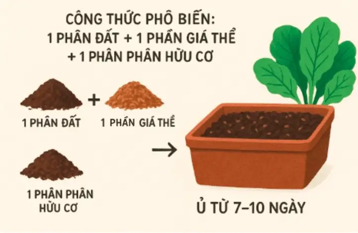 Chuẩn bị đất trồng kỹ lưỡng là chìa khóa để rau rô đất phát triển xanh tốt