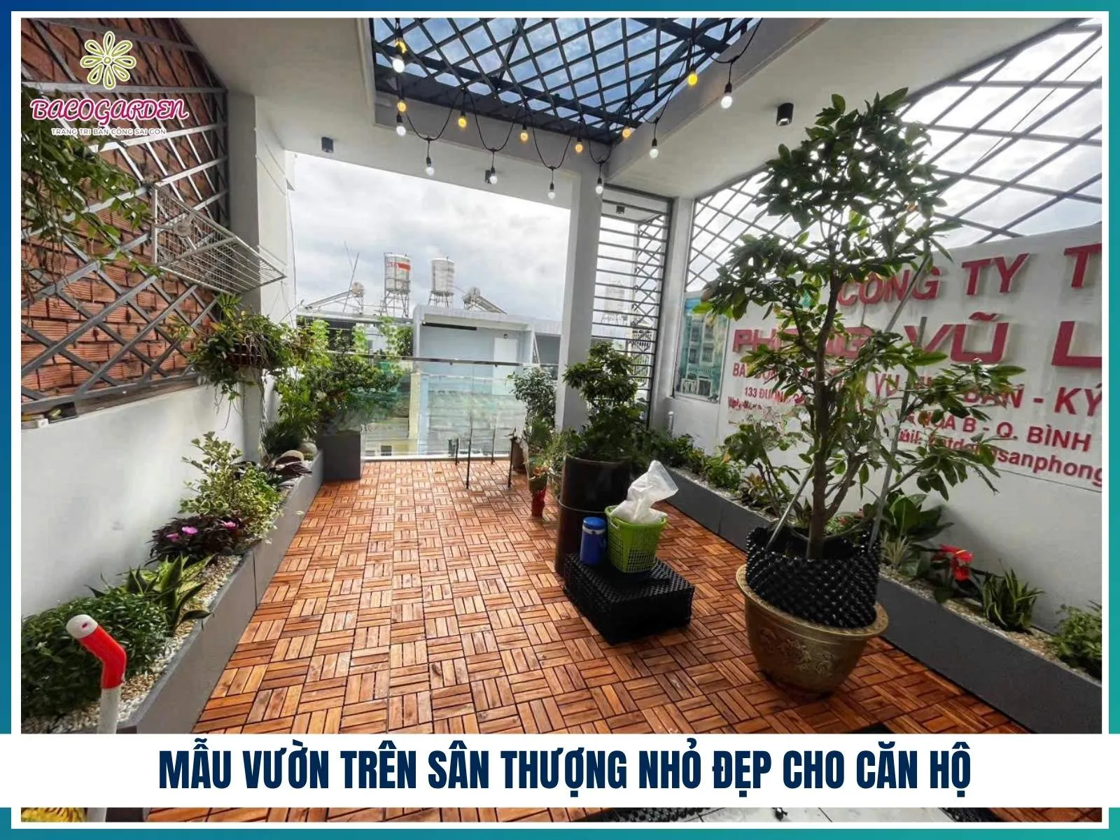 mau-vuon-tren-san-thuong-dep-2 Sắp xếp vị trí chậu trồng khoa học giúp cây đón nắng tối đa và thoát nhiệt tốt