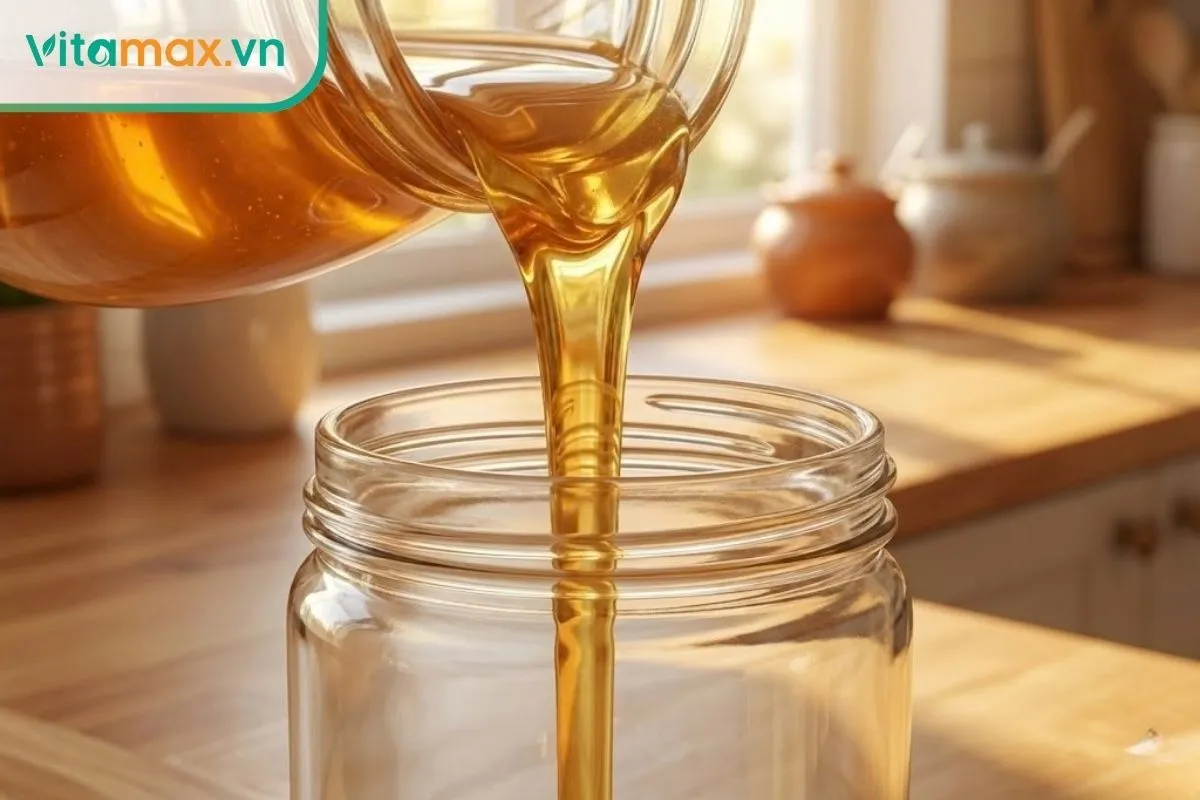 Bảo quản mật ong trong hũ thủy tinh giúp giữ trọn hương vị và chất lượng