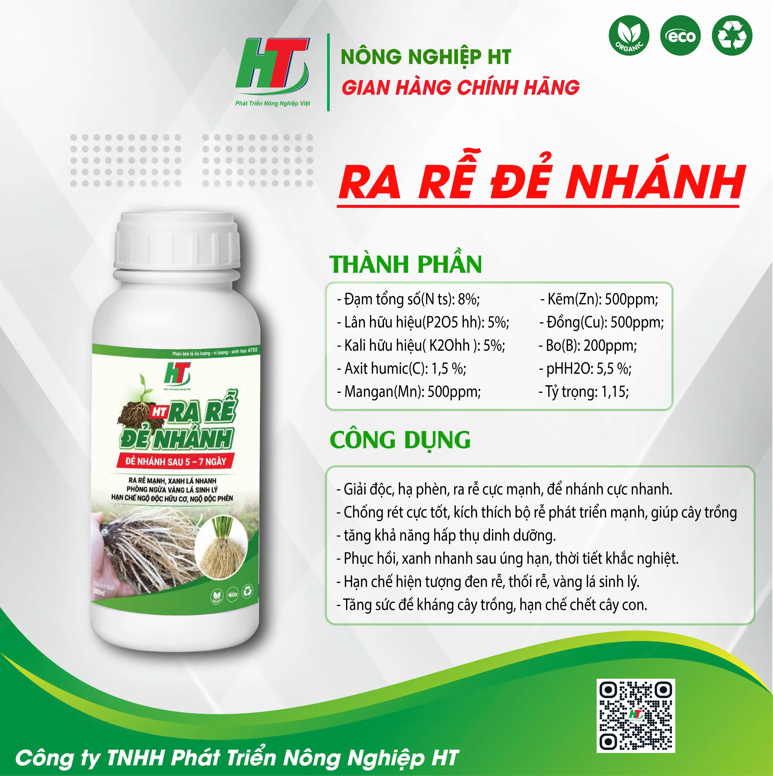 Hệ vi sinh vật trong phân EM giúp bộ rễ phát triển khỏe mạnh và kháng bệnh